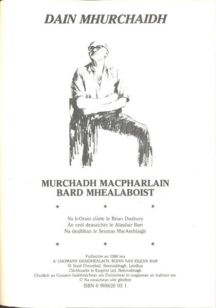 Dain Mhurchaidh