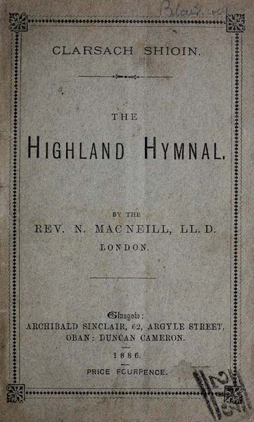 Clarsach Shioin (The Highland Hymnal)